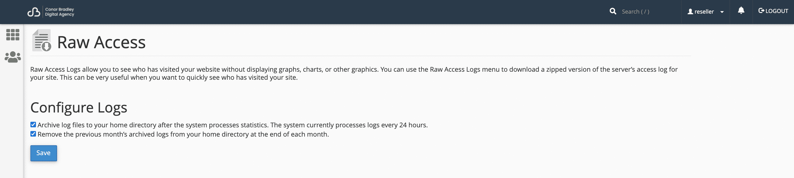 How to set up raw access logs in cpanel conor bradley digital agency