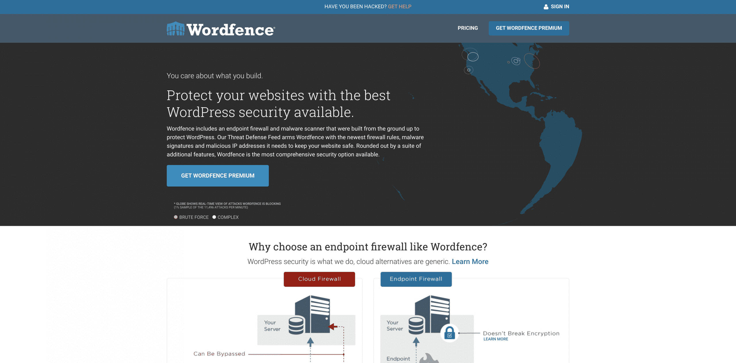 Wordfrence security and firewall website screenshot conor bradley digital agency
